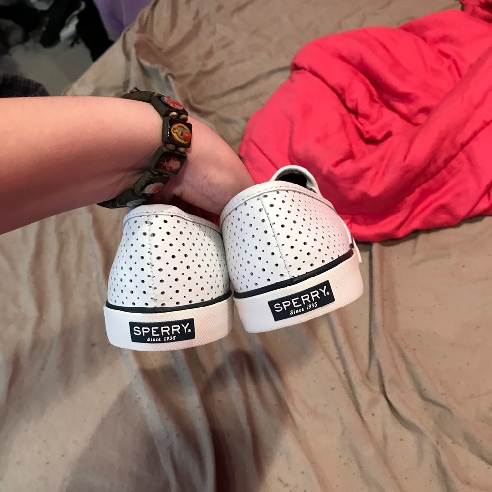 brand new sperry slip on shoes- fits like size 9